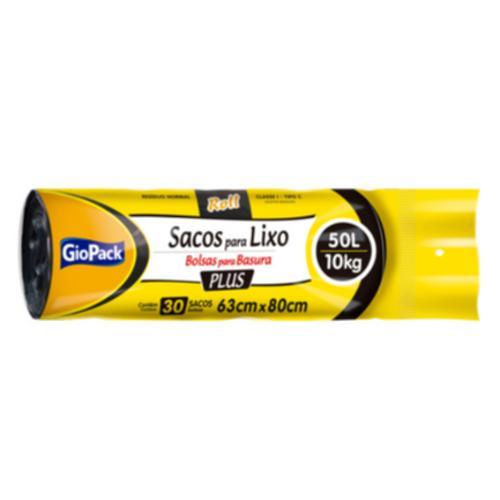 SACO LIXO ROLL PLUS C/30UN 50L