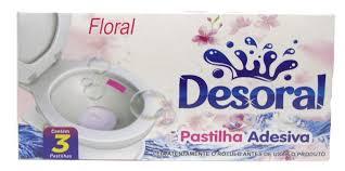 PASTILHA SANITÁRIA FLORAL C/3UN