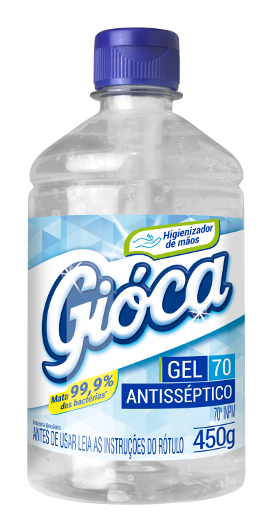 ALCOOL GEL 70% ANTISSÉP. 450GR REFIL
