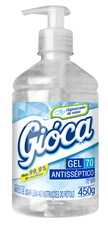 ALCOOL GEL 70% ANTISSÉP. 450GR PUMP