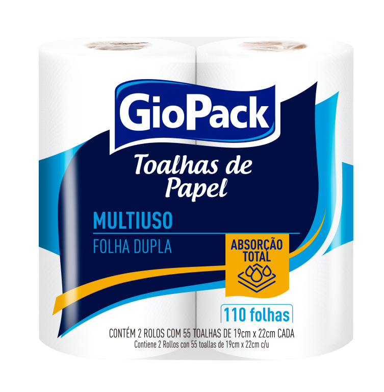 PAPEL TOALHA FL DUPLA 12X2X55UN