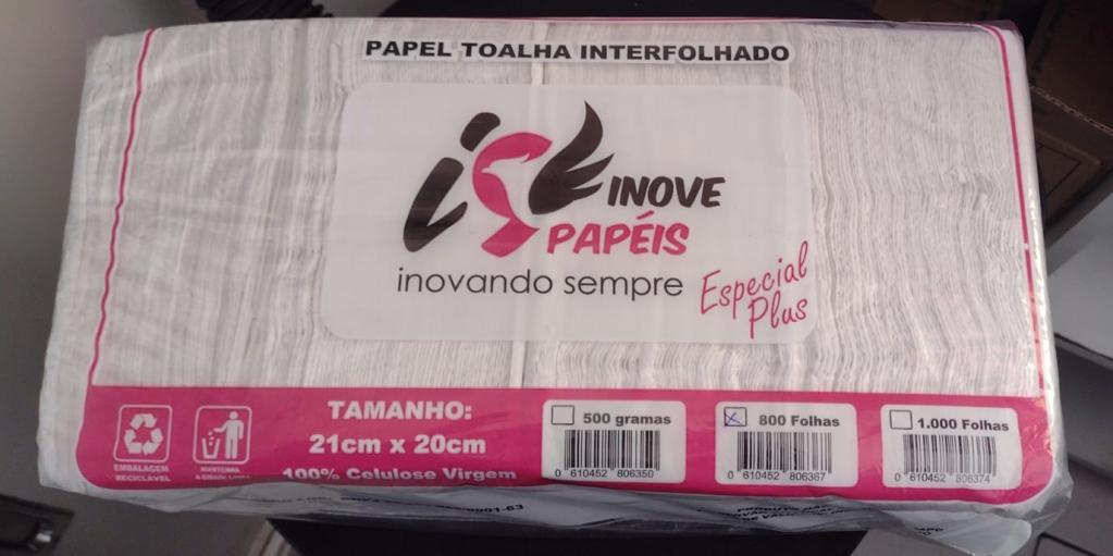 PAPEL TOALHA INTER FL 20X21CM 1000FLS EXTRA LUXO PLUS (ROSA)