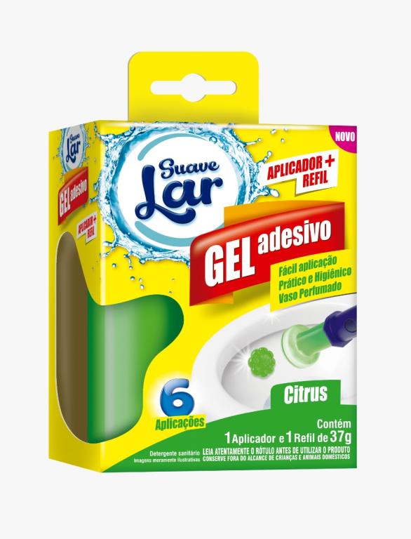 GEL ADESIVO 37GR CITRUS APLIC+REFIL
