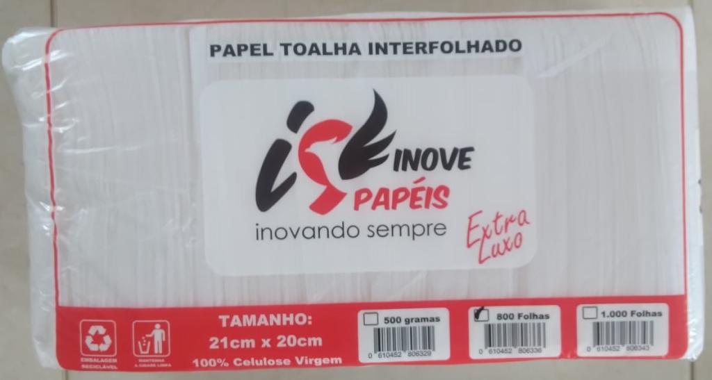 PAPEL TOALHA INTER FL 20X21CM EXTRA LUXO 1000FLS (VERMELHO)