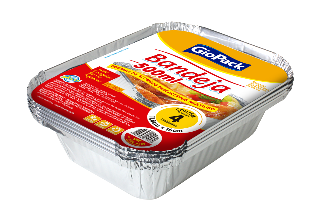 BANDEJA RETANG 500ML C/4