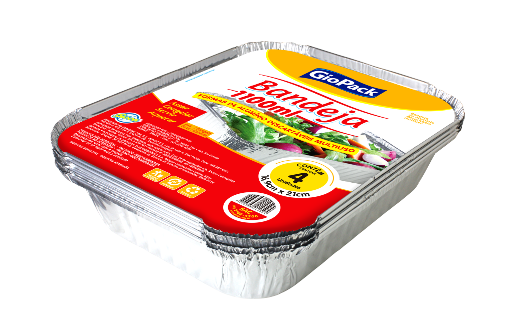 BANDEJA RETANG 1100 ML C/4