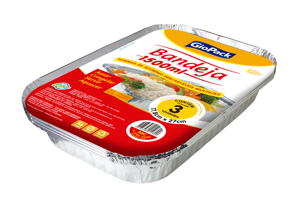 BANDEJA RETANG 1500 ML C/4