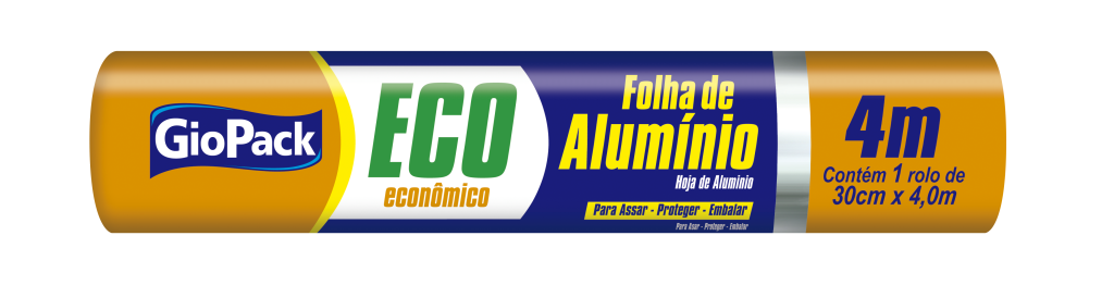 PAPEL ALUMINIO  30X4M ECO PLUS