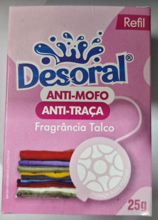 ANTI TRAÇA / MOFO TALCO 25GR REFIL