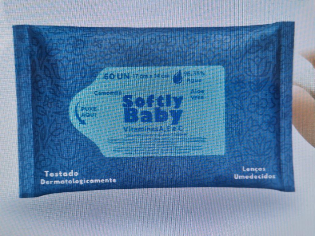 LENÇO UMEDECIDO SOFTLY BABY 17X14