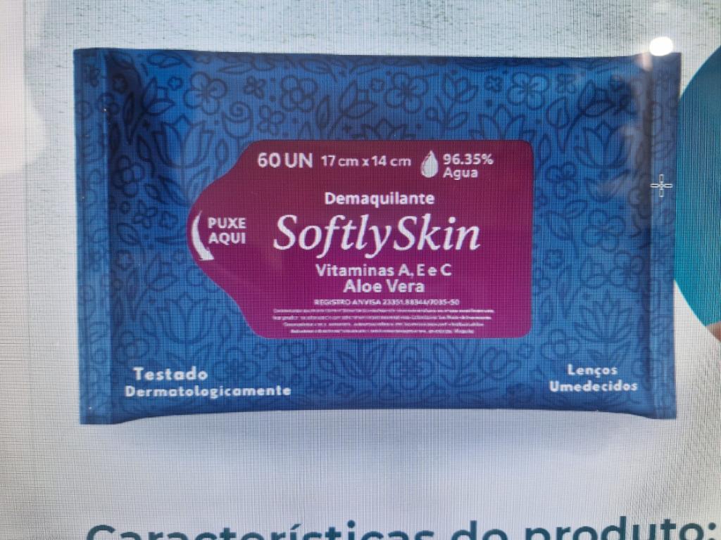 LENÇO UMEDECIDO DEMAQUILANTE SOFTLY SKIN
