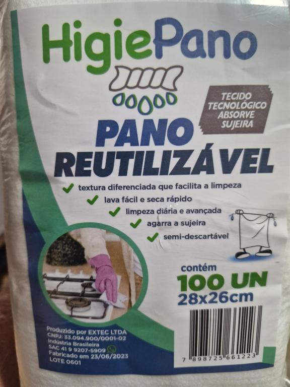 PANO REUTILIZAVEL 28X26 C/100UN