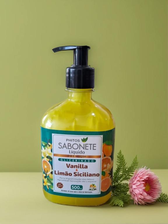 SABONETE 500ML VANILLA & LIMÃO SICILIANO