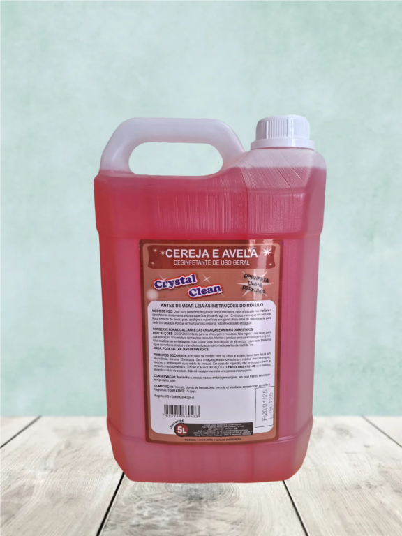 DESINFETANTE 5L CEREJA E AVELÃ