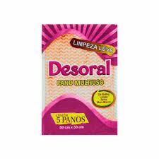 PANO MULTIUSO C/5UN  LARANJA