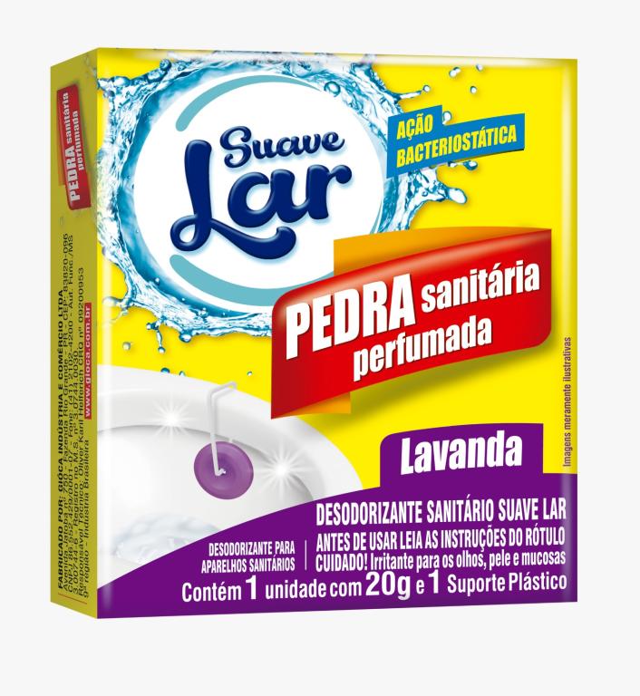 PEDRA SANITÁRIA 20GR LAVANDA