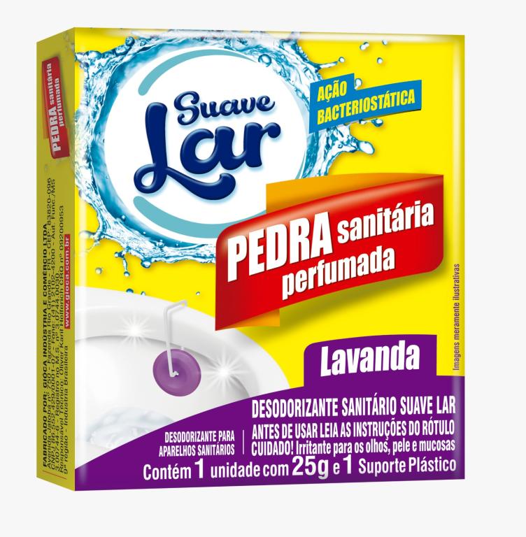 PEDRA SANITÁRIA 25G LAVANDA