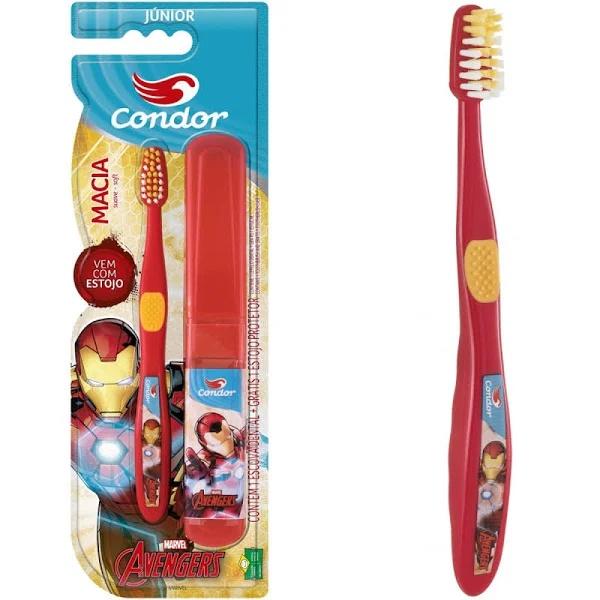 ESCOVA DENTAL JR MACIA MARVEL AVENGERS C/ ESTOJO PROTETOR