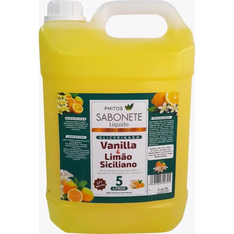 SABONETE 5L VANILLA & LIMÃO SICILIANO PH NEUTRO