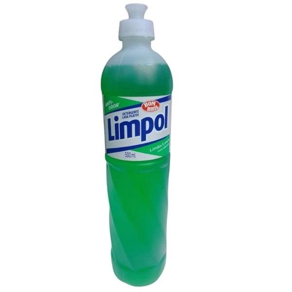 DETERGENTE 500ML LIMPOL LIMÃO