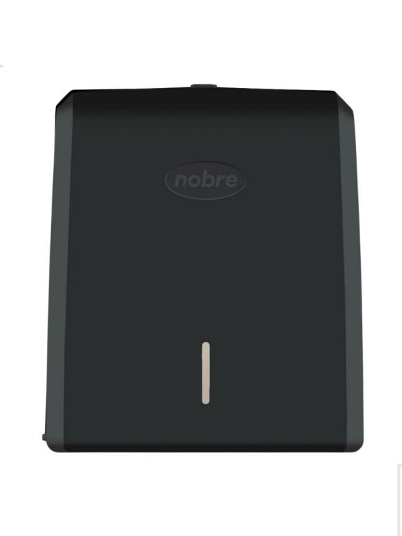 DISPENSER PAPEL TOALHA INTERFOLHA PRETO