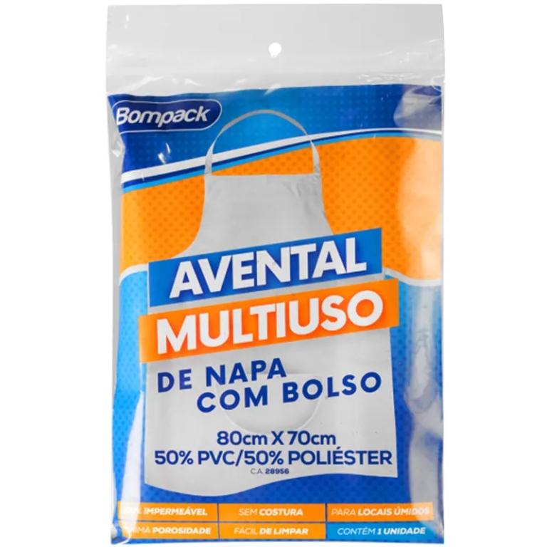 AVENTAL MULTIUSO DE NAPA C/BOLSO