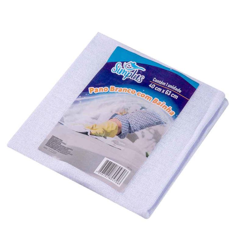 PANO C/BAINHA SIMPLUS BRANCO 40X63CM