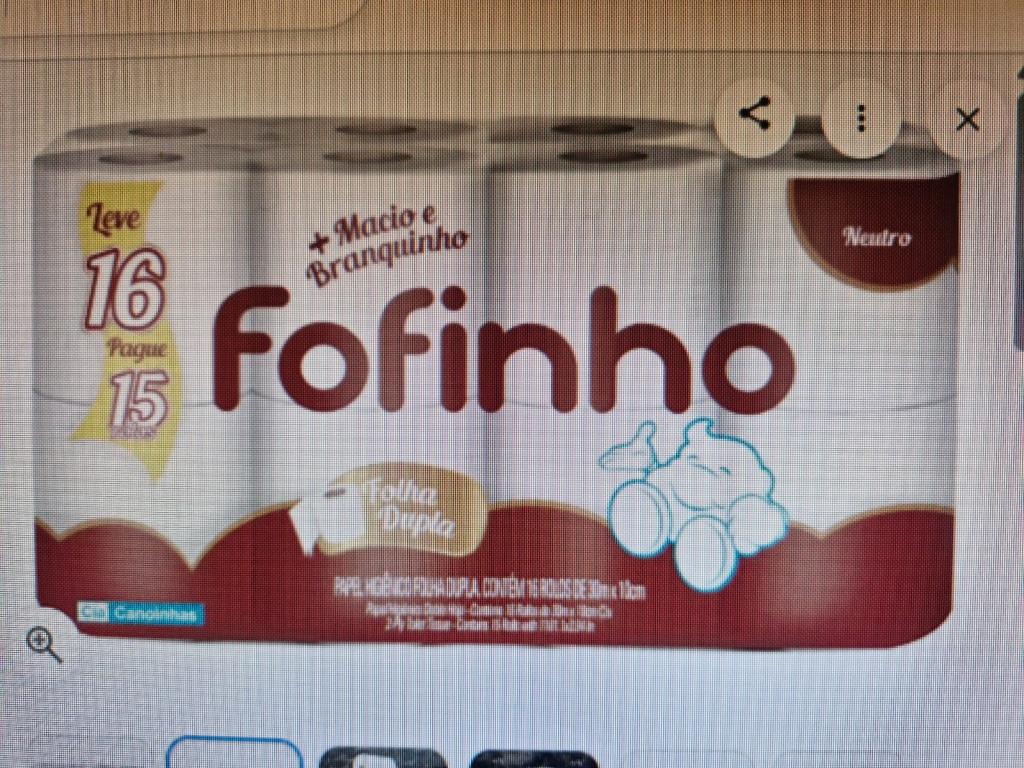 PAPEL HIG. FOFINHO FL. DUPLA 30M C/16UN