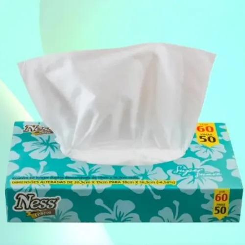 LENÇO FACIAL 30GR 18X16,3CM  C/60FLS