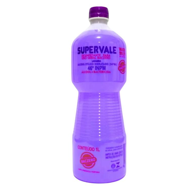 ALCOOL LIQ. 46% BACT. LAVANDA 1L