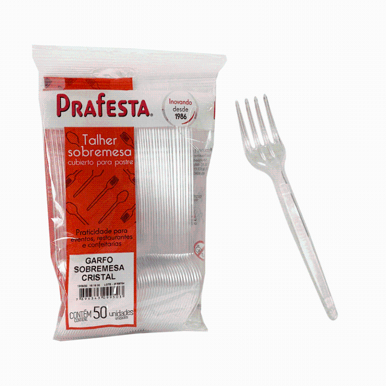 COLHER S/MESA CRISTAL C/50UN