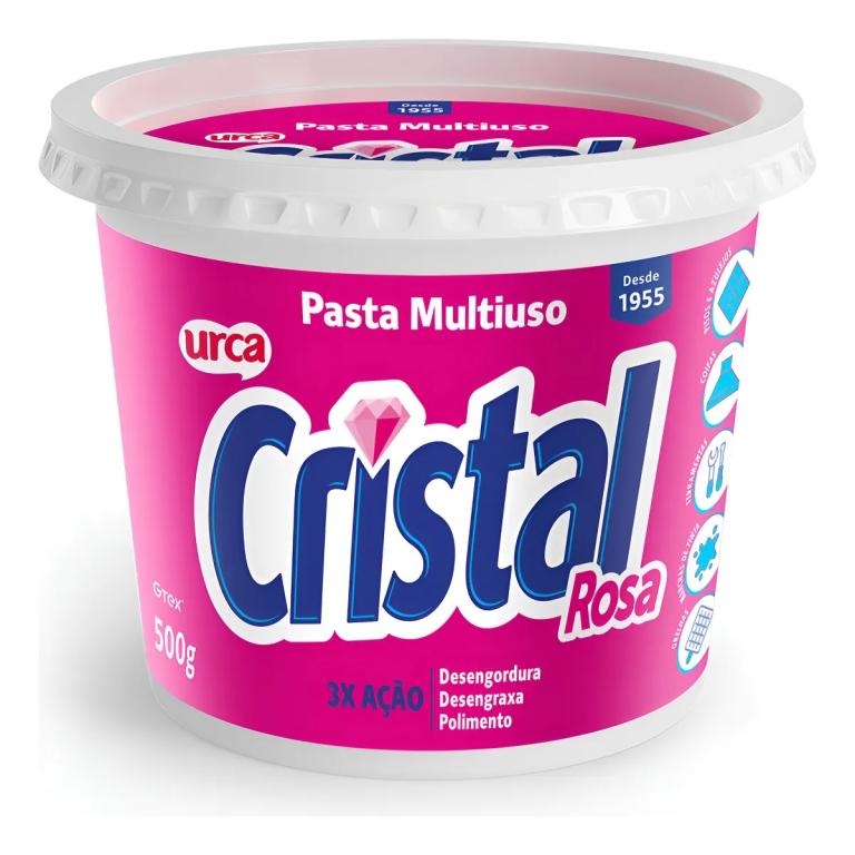 SABAO EM PASTA 500G ROSA CRISTAL