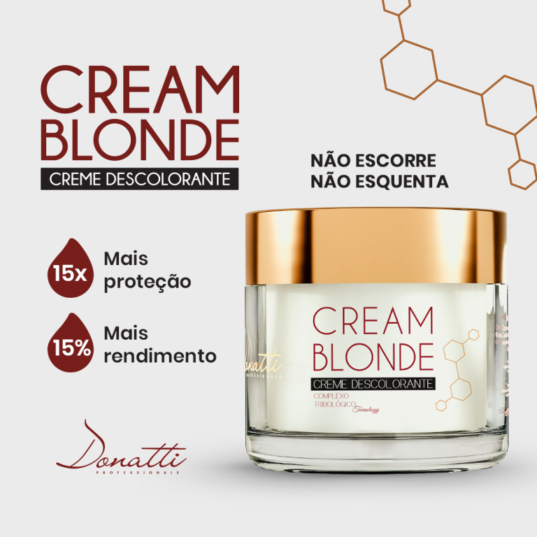 Cream Blonde - Descolorante Capilar em Creme 400gr