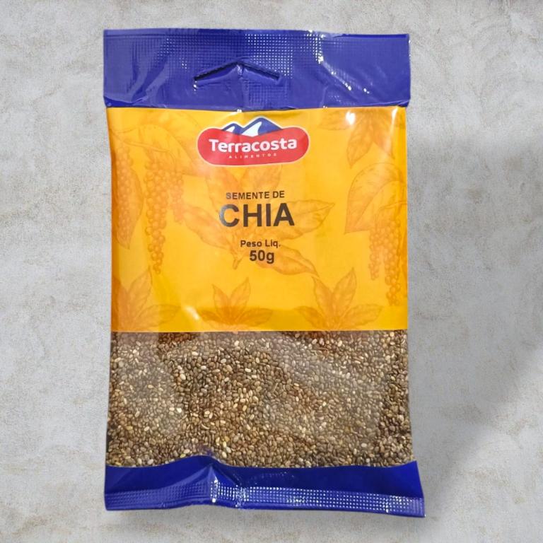SEMENTE DE CHIA TERRACOSTA 50G