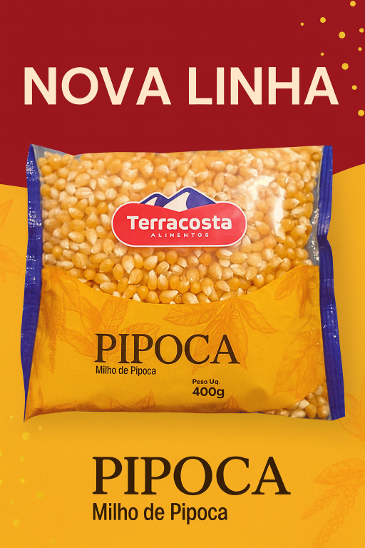 MILHO DE PIPOCA TERRACOSTA 12 X 400G