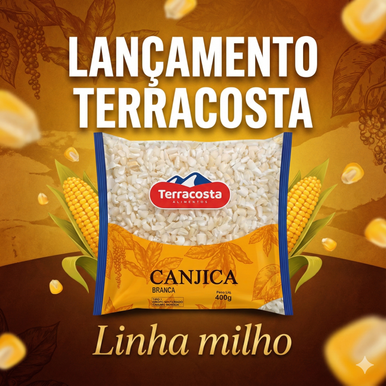 CANJICA BRANCA TERRACOSTA 12 X 400G