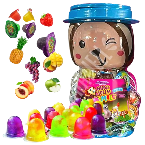 MINI JELLY ANIMALS SABOR SORTIDO 100UN