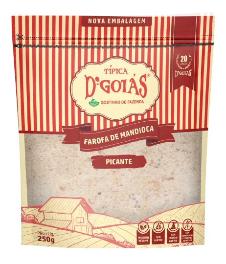 FAROFA MAND TIPICA DGOIAS PICANTE 250G