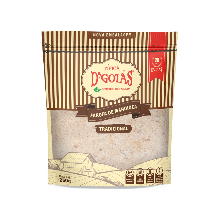 FAROFA MAND TIPICA DGOIAS TRAD 250G