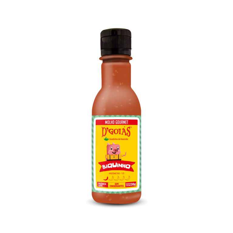 MOLHO GOURMET BIQUINHO DGOIAS 230ML