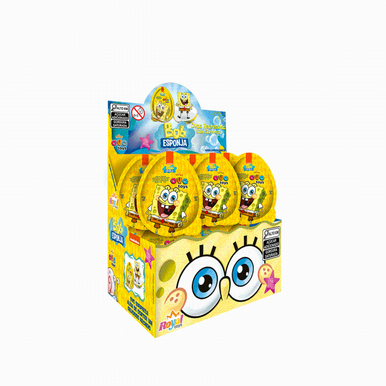 OVO TOYS BOB ESPONJA 12UN