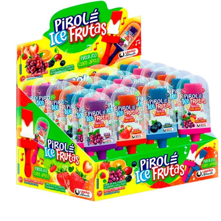 PIROLE ICE FRUTAS 24 UN