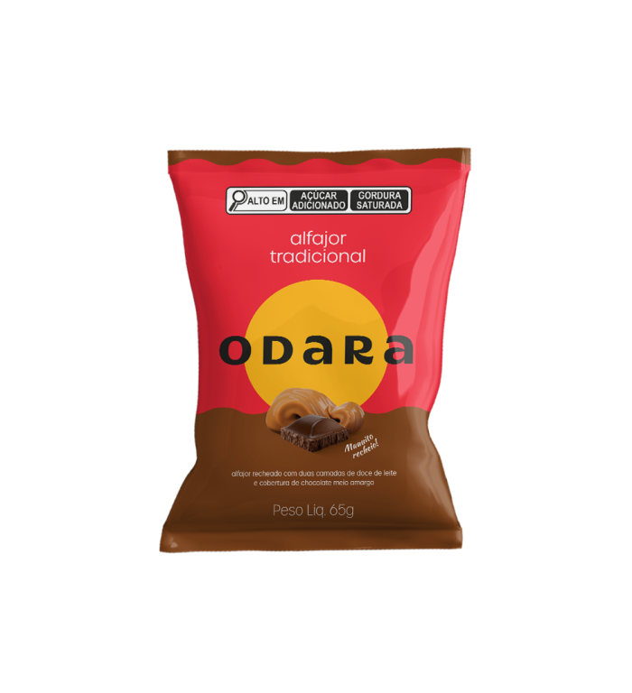 ALFAJOR CLASSICO ODARA TRADICIONAL 65GR 12UN