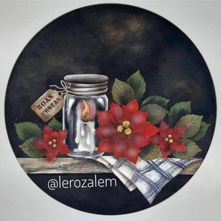 Flor bico de papagaio e vela