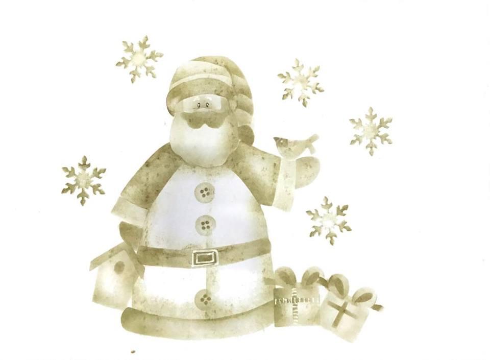 Papai Noel com Passarinho