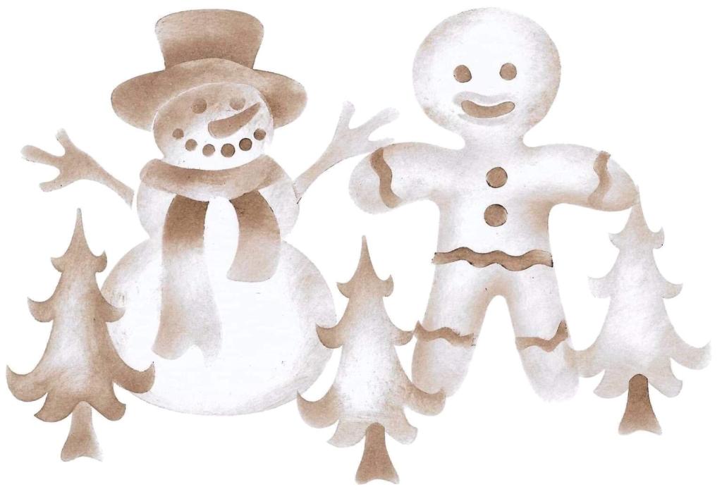 Biscoito Ginger e Boneco de Neve