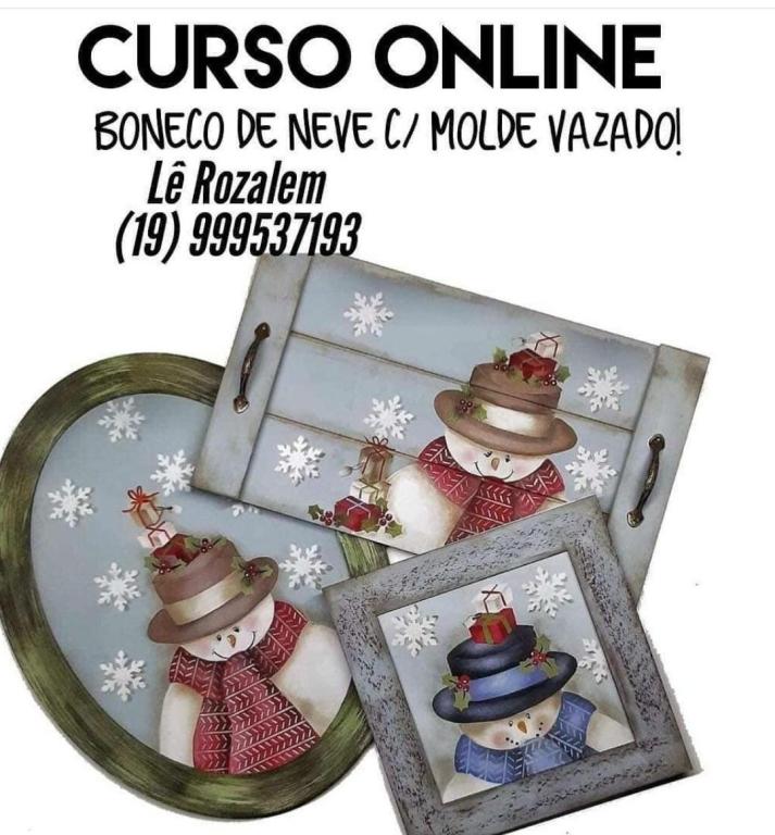 Curso Boneco de Neve com Presentes