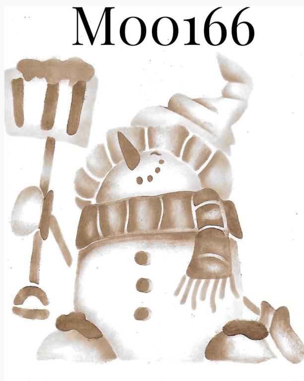 Boneco de neve com a pá (20 cm altura)