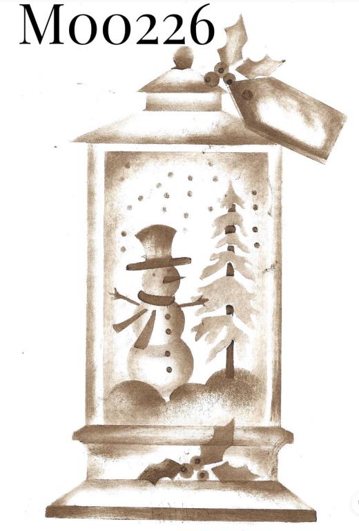 Lanterna boneco de Neve
