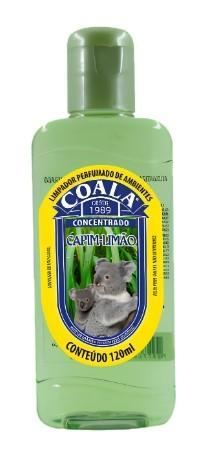 Essência Limpador Perfumado Conc., Capim Limão, 120ml, COALA